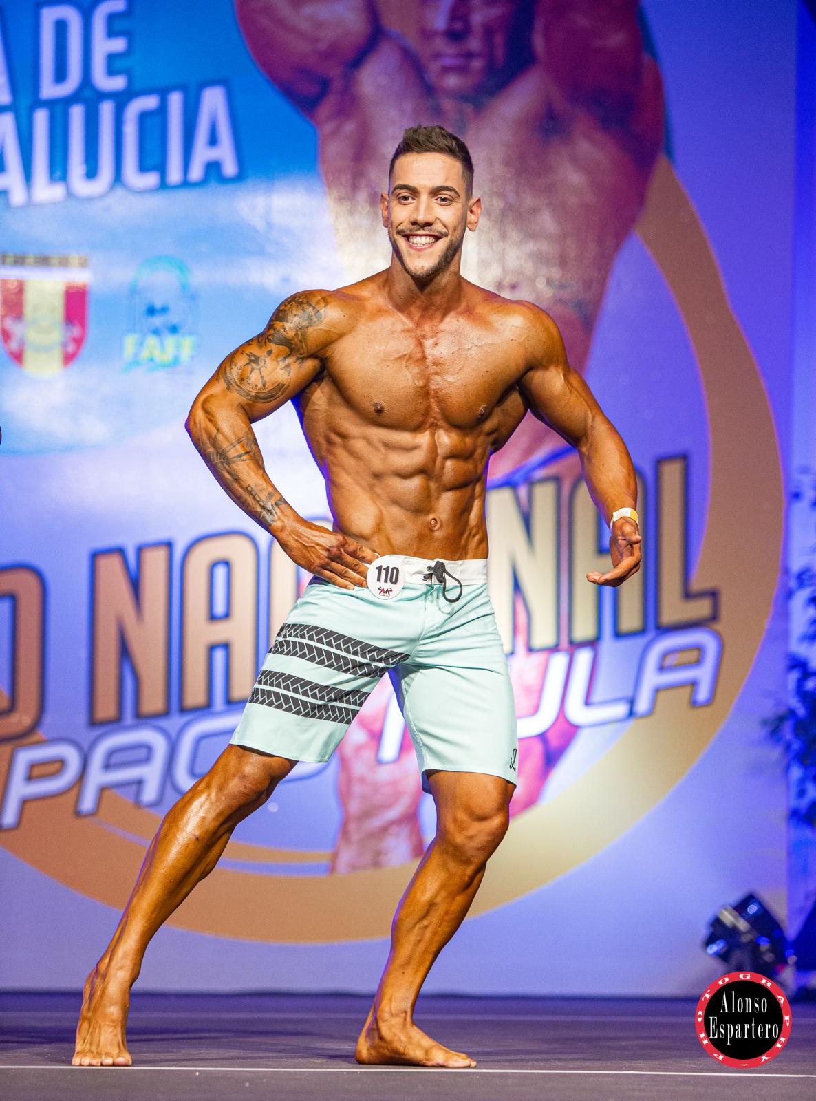 Josue en escenario - Campeonato de Andalucia