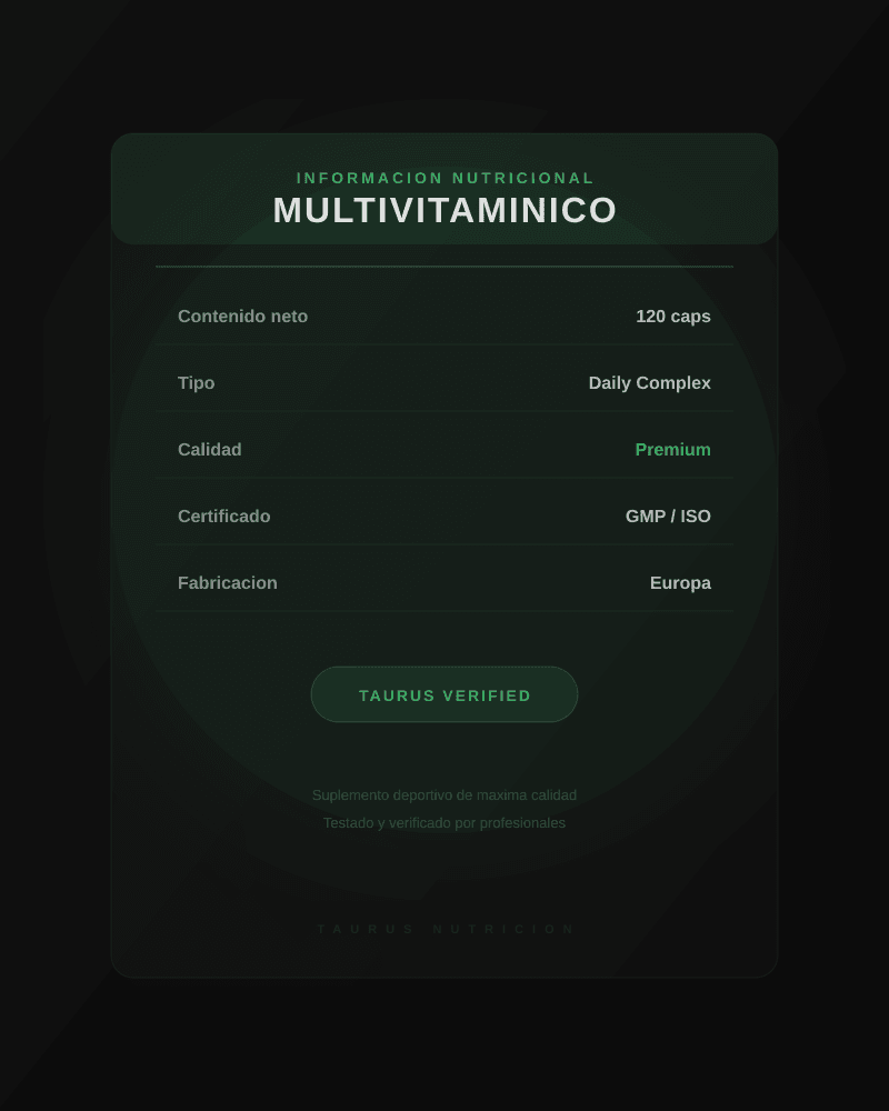 Multivitamínico Daily - detalle