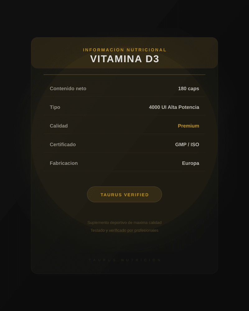 Vitamina D3 4000 UI - detalle